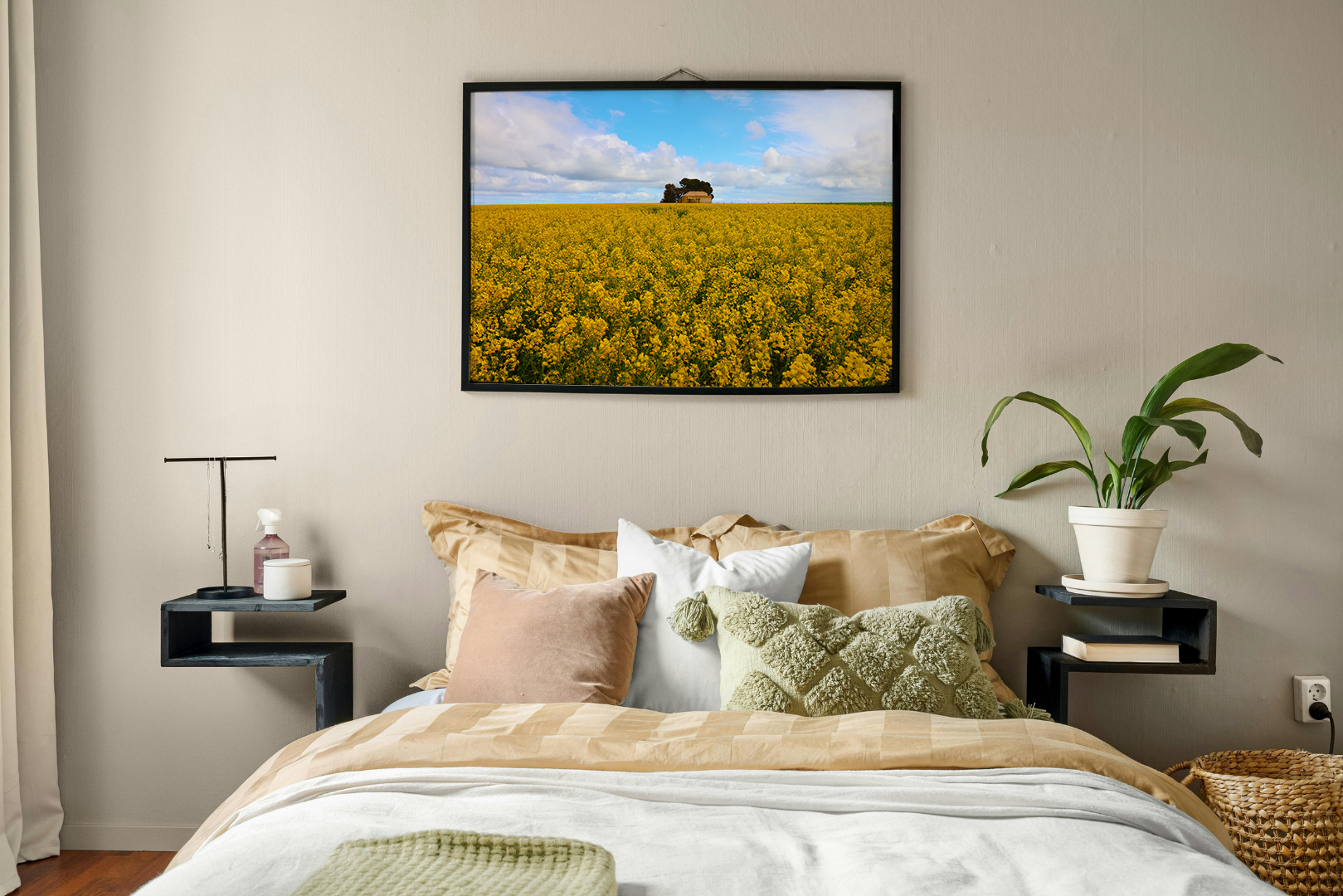 Home Amongst the Canolas original abstract contextualised office art modern decor photo print by Blair Montague Drake